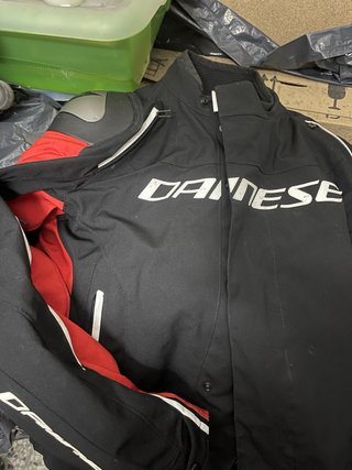 Chaqueta Moto Dainese Negra Roja Talla L