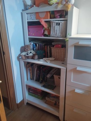 Estantería Infantil Ikea HENSVIK Blanca