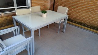 Mesa y 6 Sillas Terraza/Jardín