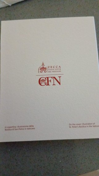 2 € commemorativo Vaticano 2025 Sede Vacante UNC