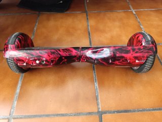 Hoverboard Rojo y Negro con Bolsa Azul