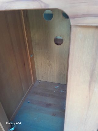 Mueble de baño lavabo cerámica y madera