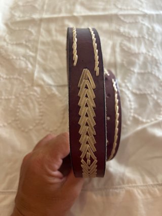 Cinturón de cuero infantil 70cm
