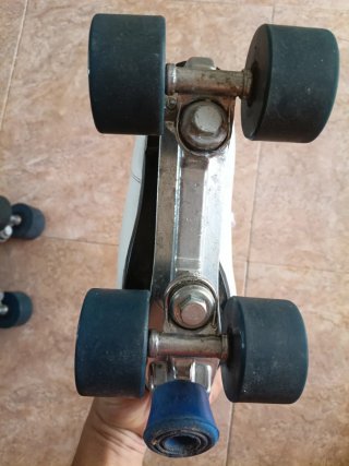 Patines artísticos 4 ruedas blancos
