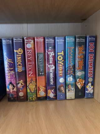 Lote 9 Film VHS Disney Classici