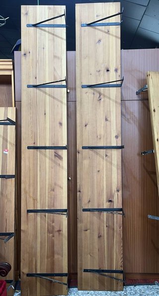 BALDA DE MADERA CON SOPORTE