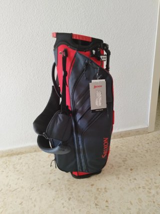Bolsa de Palos de Golf Srixon Roja y Negra NUEVA