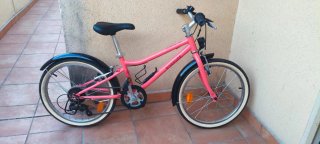 Bicicleta infantil 20' rosa