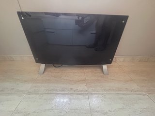 Radiador Bajo Consumo Eléctrico Negro/Plata