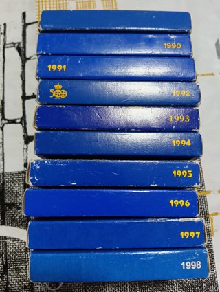 Monedas de plata colección Completa de 5 ecu