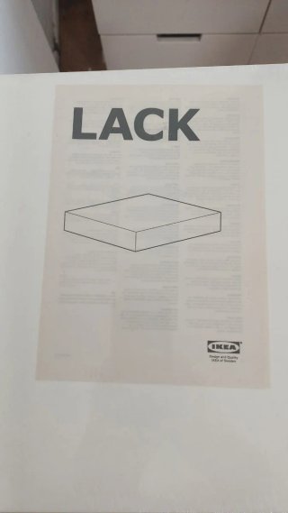 Estante pared LACK blanco 30x26 cm IKEA