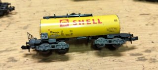 Vagones Cisterna Escala N (Shell y Aral)