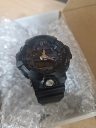 Casio G-SHOCK GA-710-1A2 Reloj Negro/Azul