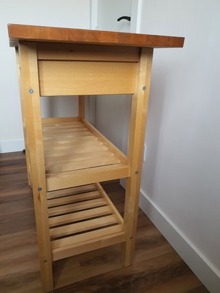 Carrito cocina FORHOJA abedul 100x43