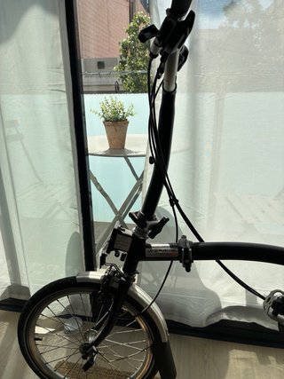 Bici Brompton Negra 6 Marchas. Va con cesta opcion