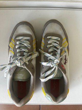 Zapatillas Pepe Jeans Beige y Amarillo