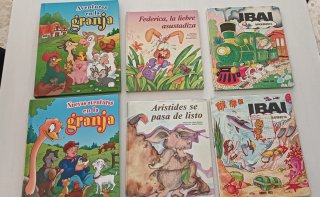 Lote 6 cuentos infantiles años 80