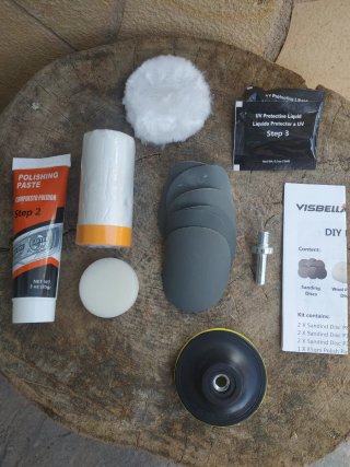 Kit pulido y restauración de faros