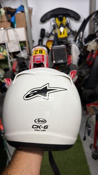 Casco Arai Karting Blanco