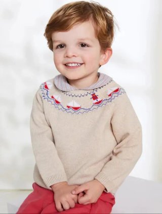 Jersey niño náutico nuevo