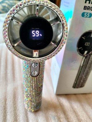 Ventilador de mano portátil  diamantes
