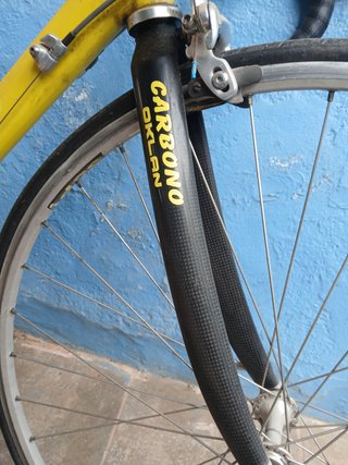 Bicicleta carretera Oklan y zapatillas con cala