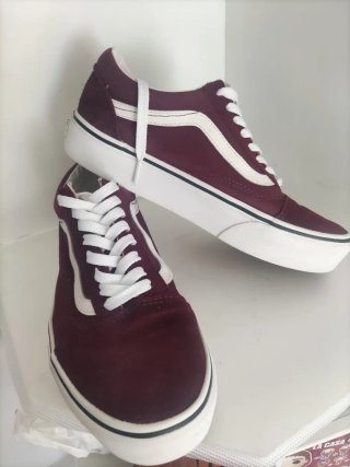 Vans Old Skool Granate Talla 39 Unisex