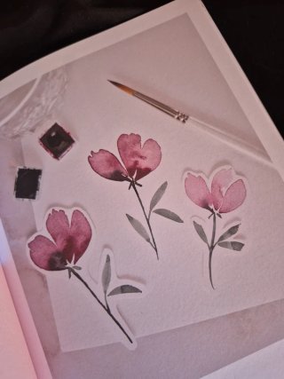 Flores de acuarela cómo pintarlas paso a paso c...