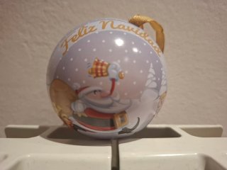 Bolas de Navidad Metálicas Decoradas