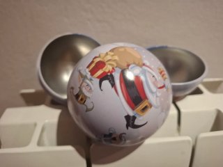 Bolas de Navidad Metálicas Decoradas