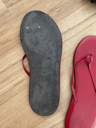 Chanclas Rojas Zara Home