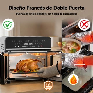 Freidora Aire XL Airfryer 23L Horno Doble Puerta