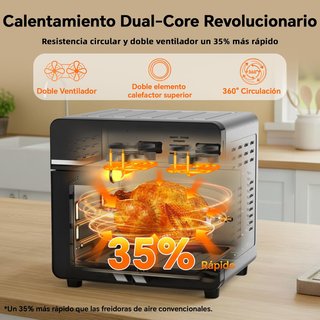 Freidora Aire XL Airfryer 23L Horno Doble Puerta