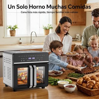 Freidora Aire XL Airfryer 23L Horno Doble Puerta