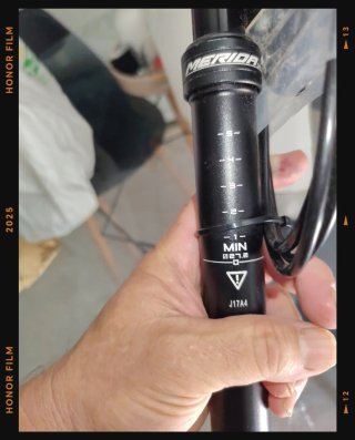 Tija telescópica Mérida Diámetro 27,2 largo 330mm