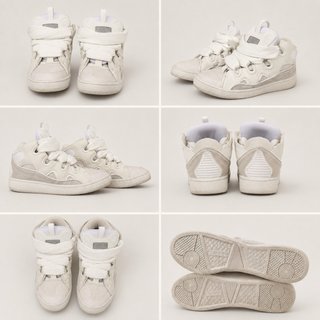 Zapatillas Lanvin Curb Beige/Blanco