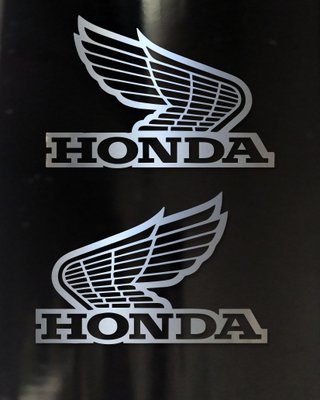 2 pegatinas adhesivo para moto Honda