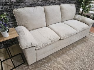 Sofá de 3 plazas beige