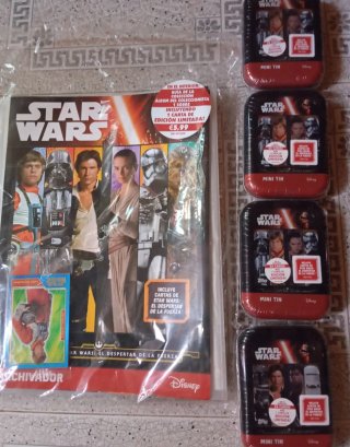 Lote Star Wars: Álbum + Mini Tins