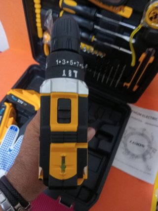 Maletín Herramientas y Taladro Percutor 21V