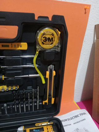 Maletín Herramientas y Taladro Percutor 21V