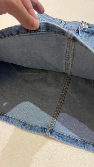 Falda vaquera azul con brillos Talla M/L Nueva