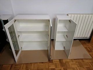 Muebles de cocina blancos y antracita