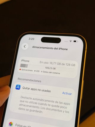 iPhone 15 Amarillo 128Gb