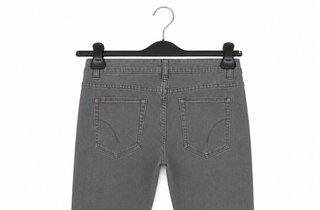 Pantalones pitillo Green Coast grises