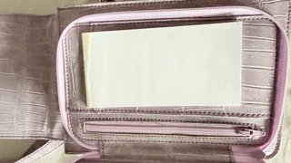 Bandolera lila efecto piel cocodrilo