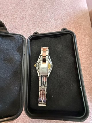 Reloj Seiko Automático Marrón y Dorado