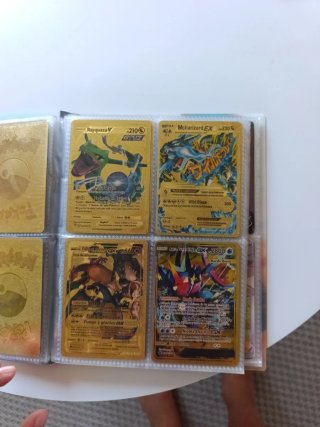 Lote Cartas Pokémon Doradas VMAX GX