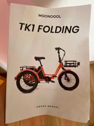 Triciclo Eléctrico MOONCOOL TK1 Plegable