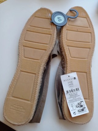 Alpargatas Beige/Marrón Talla 46